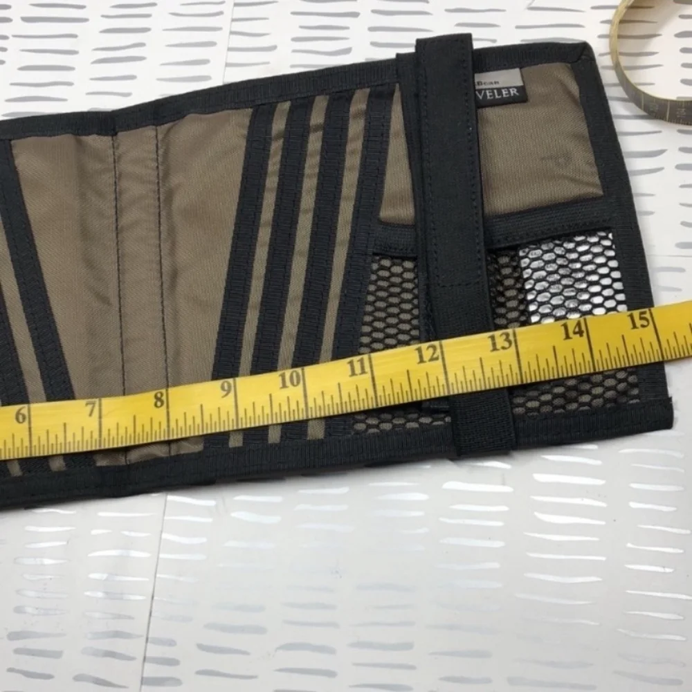 L.L. Bean Tan and Black Travel Organizer
